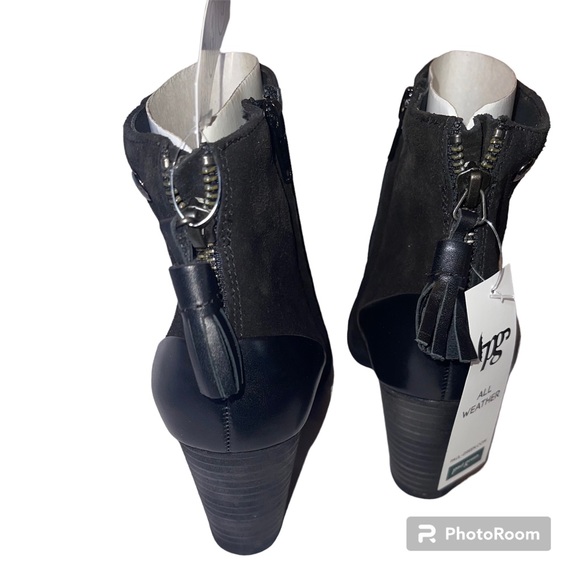 New Paul Green Jade Bootie Black Hydro Tim Water Resistant Women’s Size 7.5 - Picture 8 of 9